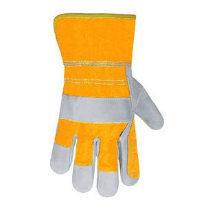 Keembro Guantes de trabajo con logotipo personalizado Guantes de seguridad de cuero y gamuza Guantes resistentes a Cortes y soldadura con material de goma - Product Image 6