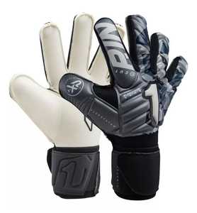 Guantes de portero de alta calidad Material híbrido de transpirable blanco Guantes de portero de látex hechos a medida para deportes de fútbol - Product Image 2