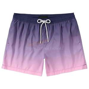 Maillot de bain pour hommes 5 "à séchage rapide avec doublure en maille Short de bain confortable taille réglable fournisseur d'usine OEM - Product Image 5