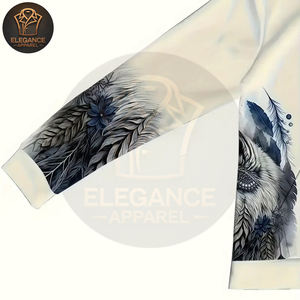 Survêtements à capuche décontractés à manches longues avec impression 3D, survêtements respirants légers et écologiques pour hommes, qualité supérieure - Product Image 4