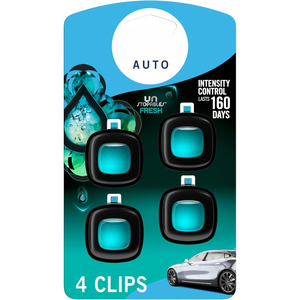 Ambientador Líquido para Coche con Clip de Ventilación, Eliminador de Olores de Larga Duración por Evaporación Natural para Olores Fuertes, 4 Unidades - Product Image 1