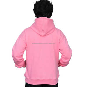 US Local Stock Pastel <b>pink</b> <b>Hoodie</b> for <b>Men</b> Cotton Fleece Pullover Hoody Casual Streetwear Ready to Ship No Tariff Fast Delivery - Product Image 3