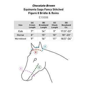 ม้าเวียเชียเวียซากะหนัง,ม้าอินเดียเย็บติดเบาะแฟนซีปรับได้พร้อมบังเหียน8ชิ้น - Product Image 2