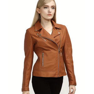 Veste d'hiver pour femmes en cuir de haute qualité, personnalisée avec logo, imperméable, coupe-vent, respirante, manches longues - Product Image 4