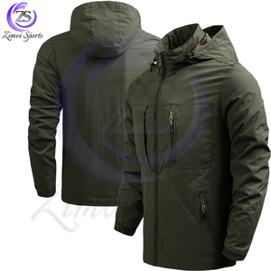 เสื้อแจ็กเก็ตกันน้ำกันลมมีฮู้ดสำหรับผู้ชายดีไซน์ใหม่ระบายอากาศได้ดีดีไซน์ใหม่ - Product Image 4