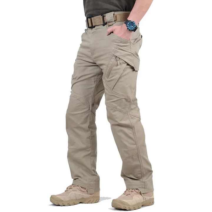 Men's Classic Outdoor Tactical Cargo Pants Mid-Waist Joggers Multi-Pocket Trousers for Hiking Trekking OEM Service Available
