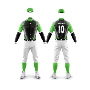 Maillot en polyester de haute qualité imprimé de logo personnalisé Vêtements de sport pour hommes Uniformes de baseball et de softball respirants au toucher doux - Product Image 3