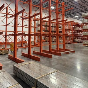 BHD Vietnam Venta caliente hecho de acero Altura personalizada Vertical Color naranja CX Cantilever Racking para almacén Stock - Product Image 5