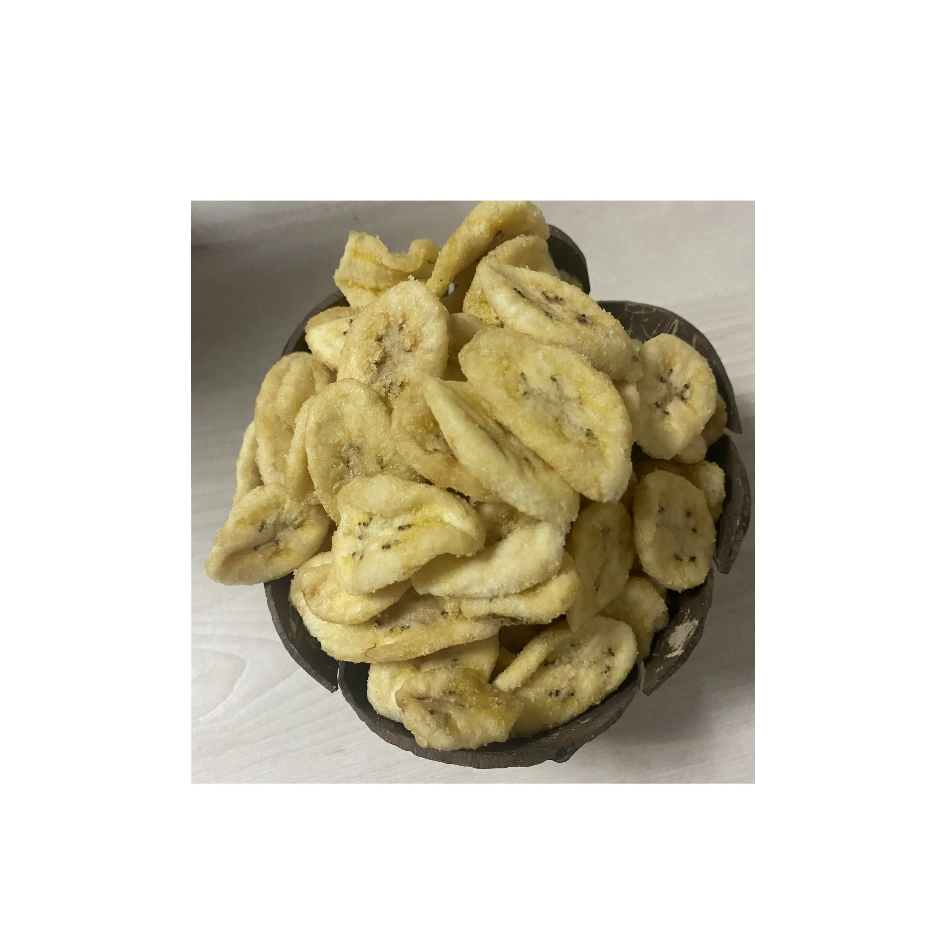 Frutas secas de fábrica de alta qualidade - Banana - Manga - frutas tropicais - Chips de banana naturais 100% grau premium +84587176063 Areia