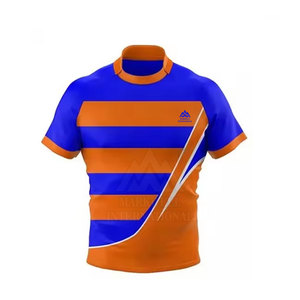 Maillot de rugby 100% polyester de qualité supérieure avec logo personnalisé et maillot de rugby de sublimation maillot de rugby de couleur personnalisée - Product Image 2