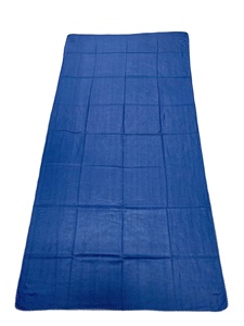 Wholesale AHE Zubda Women Viscose Hijab Soft Lightweight Breathable Solid Color Medium Length 3-Side Lace Double Kingri Scarf - Product Image 2