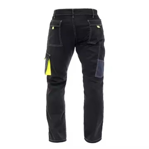 Men's High Visibility Safety <b>Pants</b> Heavy Duty Work Trousers With Reflective Stripes & Cargo Pockets <b>Hi</b> <b>Vis</b> Winter Workwear <b>Pants</b> - Product Image 3