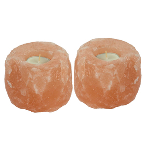 Venta al por mayor de candelabros de sal del Himalaya de calidad superior hechos a mano tacto real brillo de cristal natural económico artesanías naturales - Product Image 6