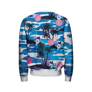 Sweatshirts avec logo imprimé design personnalisé pour hommes vente de gros sweatshirts pour hommes pullover sweatshirts hawaïens surdimensionnés unis - Product Image 2