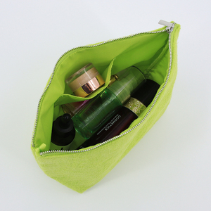 Borsa per il Trucco di Alta Qualità in Spugna di Lusso Personalizzata Astuccio Cosmetico in Spugna Pochette da Viaggio per Toilette Borsa con Cerniera per il Trucco <span class=keywords><strong>Beauty</strong></span> <span class=keywords><strong>Case</strong></span> - Product Image 2