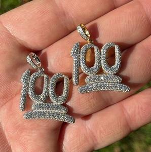 จี้เงินแท้ 925 Moissanite เครื่องประดับฮิปฮอปสําหรับจี้เพชร สร้อยคอเพชรอื่นๆ - Product Image 1