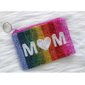 Broderie porte-monnaie à la main fermeture à glissière accessoire coton cadeau à la mode pour elle pour toutes les occasions par MD Handicrafts - Product Image 2