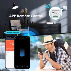 Module d'interrupteur intelligent Wi-Fi 16A 1 canal avec mesure d'énergie, contrôle à distance via l'application Tuya, compatible Alexa et Google Assistant PST-S01-16AM - Product Image 4