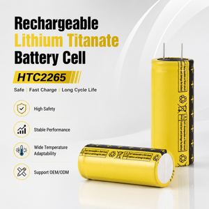 Huahui Energia Rechargeable Lithium Titanate HTC2265 2.4v 2000mAh Lto Cell Li-ion Batterie - Product Image 1
