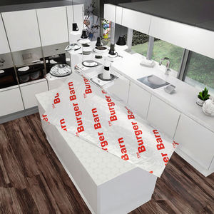 Premium Best Quality Fast Food Insulated Hamburger Wrapper <b>Burger</b> Greaseproof Printed Aluminum Foil Sheet Food Grade Customized - Product Image 2