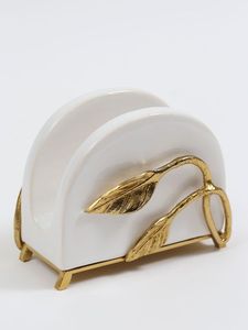 Best-seller Porte-serviettes Design antique Articles pour la maison Porte-serviettes Qualité supérieure Marbre Couleur noire Porte-mouchoir - Product Image 3