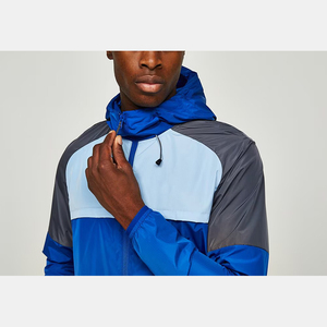 Coupe-vent tactique décontracté OEM pour hommes, veste à capuche respirante de haute qualité, ensembles de survêtements imperméables coupe-vent 100% nylon - Product Image 6