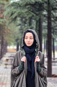 <b>Islamic</b> <b>Clothing</b> Minimalist Style Woven Polyester / Cotton Windproof Prayer Parka LITE by TAKVA Modest Coats - Product Image 6