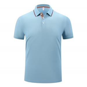 Nuevo estilo de moda, camisetas Polo para hombre hechas a medida, camisetas Polo para hombre, camisetas Polo de rendimiento Premium a rayas con cuello personalizado - Product Image 3
