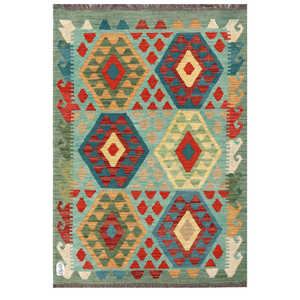 พรมอิมาโกะ ไมมาณา อัฟกานิสถาน คิลิม ขนาด 146 x 103 ซม. ชุดพรมปูพื้น - Product Image 1