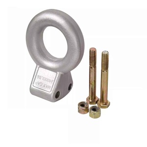 <span class=keywords><strong>3</strong></span> "Lunette Eye Pintle Ring Verzinkte Stahl Metall Regal halterung 24000 lb Kanal halterung Stil mit Dreiecks truktur - Product Image 1