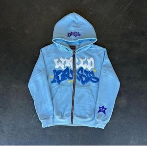 Sudadera con Capucha Teñida Personalizada por el Fabricante, Color Único, Lavado, Felpa de Algodón Grueso, para Líneas de Ropa Powerventure - Product Image 2