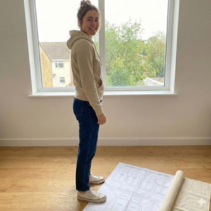 Sudadera Extra Grande de Algodón Ecológico con Estampado 3D y Bordado, Estilo Urbano, para Mujer, Otoño-Invierno, Sostenible y Sin Desperdicios - Product Image 5