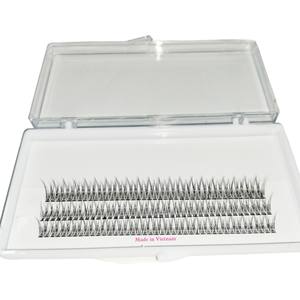 Extensiones de Pestañas de Pelo Sintético Natural Hechas a Mano, Estilo Cola de Pez, Sección Transversal en Abanico, Pestañas de Cola de Milano - Product Image 3