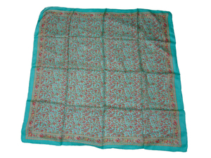Foulard en soie à imprimé Paisley teint à la main, accessoire d'été pour femmes FAS06541 pour adultes - Product Image 2