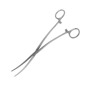 Pinzas Quirúrgicas Curvas de Precisión Bozeman 10 para Apósitos Uterinos, para Procedimientos Ginecológicos, Instrumentos Quirúrgicos de Acero Inoxidable - Product Image 4