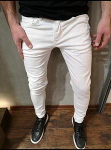 Pantalones vaqueros informales personalizados para hombre al por mayor, Vaqueros azules ajustados, Vaqueros holgados lisos, Vaqueros ajustados para hombre, pantalones elásticos lavados ajustados, color negro - Product Image 6