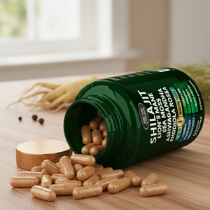 Cápsulas Herbales de Shilajit, Musgo Marino y Ashwagandha - 500 mg, 90 Cápsulas/Botella - Apoyo Energético e Inmunológico - Marca Blanca OEM Disponible - Product Image 2