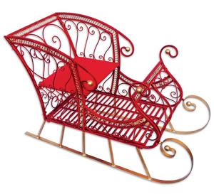 Material de madera Forma única Trineo de Navidad Estilo elegante Hecho a mano Venta caliente Trineo de Navidad de la más alta calidad - Product Image 5