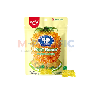 CANDY AMOS 4D JUICY BURST FRUIT GUMMY 65G ORIGEN CHINA - Product Image 3