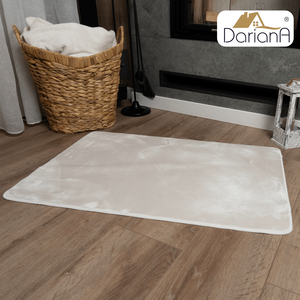 DarianA Rectangle Solid Color Area <b>Rug</b> Modern Living Room Carpet Non-Slip Rubber Backing Polyester Low <b>Pile</b> Medium <b>Thickness</b> - Product Image 2