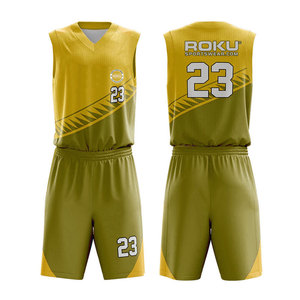 Uniforme de basket-ball personnalisé pour hommes dernière conception ensemble de vêtements de sport en polyester à séchage rapide taille XL avec techniques d'impression de logo bas quantité minimale de commande - Product Image 2