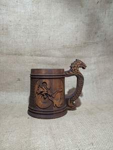 แก้วมักทำจากไม้อันสวยงามดีไซน์ทันสมัยเหมาะสำหรับชากาแฟไวน์และเบียร์จาก falak World Export - Product Image 2