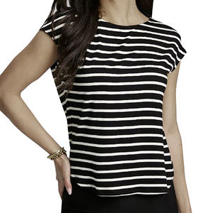 Camiseta ecológica informal para mujer a granel, precio al por mayor de las instalaciones de proveedores BD para producción a granel - Product Image 1