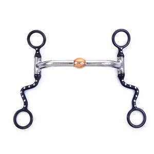 Equipo de seguridad para montar a caballo de acero inoxidable con brocas punteadas plateadas occidentales de la mejor calidad a precio de fábrica - Product Image 1