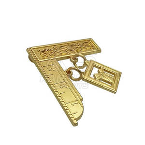 Conjunto de Collar y Joyas Masónicas Personalizadas para Oficiales de Logia, Accesorios de Logia de Alta Calidad - Product Image 4