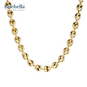 Offre Spéciale chaîne de grains de café en argent 925 en or 14 carats 6mm pour hommes colliers élégants de qualité supérieure - Product Image 4