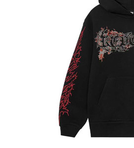 Personalizado Hombres DTG DTF Sublimación Rhinestone Sudaderas con capucha Streetwear Pullover Sudadera Moda OEM ODM Fabricante - Product Image 2