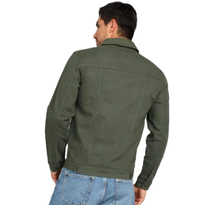 Camisa de Hombre Vintage de Algodón 100% con Botones y Bordado Marrón Sólido, Estilo Corto, Esencial para Aventuras al Aire Libre en Invierno - Product Image 5