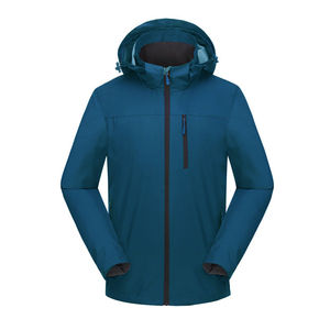 Vente en gros en ligne Veste coupe-vent personnalisée à fermeture éclair pour hommes style High Street Veste 100% polyester Vêtements d'hiver Service OEM disponible - Product Image 1