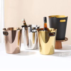 Bar Barware Champagne Xô Kim Loại Tái Sử Dụng Đồ Uống Xô Đảng Cao Cấp Mới Hàn Quốc Phong Cách Thép Không Gỉ Xô Đá - Product Image 3